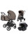 Carrito de bebé 3 en 1 CARRELLO Ultra F CRL-6557 Sugar Brown. Capazo plegable, silla de paseo y grupo 0