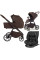 Pack ahorro: Carrito de bebé Dada Flux Chocolate 2 en 1 + Silla de coche i-Hike i-SIZE 0-12 años  ENVÍO EN SEPTIEMBRE.