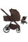 Pack ahorro: Carrito de bebé Dada Flux Chocolate 2 en 1 + Silla de coche i-Hike i-SIZE 0-12 años  ENVÍO EN SEPTIEMBRE.