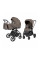 Pack CARRELLO: Carrito de bebé 2 en 1 Ultra F CRL-6556 Sugar Brown con capazo plegable+ minicuna colecho Luna