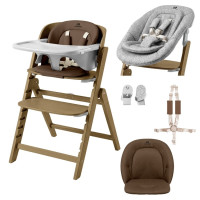 Trona transformable Carrello Focus CRL-16801 Moka Brown. Desde el nacimiento hasta 130 kg.