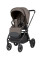 Pack: Carrito de bebé 2 en 1 Ultra F CRL-6557 Sugar Brown con capazo plegable+ Silla de auto Vega (Grupo 0+) + hamaca balancín automática
