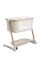 Cuna colecho eléctrica Salsa CRL-16507 Cremio Beige con balanceo automático, Bluetooth y control inteligente
