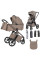 Cochecito 2 en 1 CARRELLO Vector F CRL-6700 Flannel Beige con capazo plegable