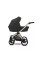 Cochecito 2 en 1 Kunert Brav BR-01 Black con chasis negro o color champán