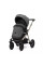 Cochecito 2 en 1 Kunert Brav BR-02 Graphit con chasis negro o color champán