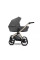 Cochecito 2 en 1 Kunert Brav BR-02 Graphit con chasis negro o color champán