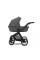 Cochecito 2 en 1 Kunert Brav BR-02 Graphit con chasis negro o color champán