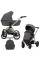 Cochecito 2 en 1 Kunert Brav BR-02 Graphit con chasis negro o color champán