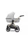 Cochecito 2 en 1 Kunert Brav BR-03 Grey con chasis negro o color champán