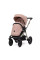 Cochecito 2 en 1 Kunert Brav BR-04 Pink con chasis negro o color champán