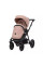 Cochecito 2 en 1 Kunert Brav BR-04 Pink con chasis negro o color champán