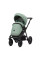 Cochecito 2 en 1 Kunert Brav BR-05 Mint con chasis negro o color champán