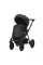 Cochecito 2 en 1 Kunert Brav BRE-11 Black Eco con chasis negro o color champán