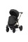 Cochecito 2 en 1 Kunert Brav BRE-11 Black Eco con chasis negro o color champán