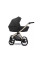 Cochecito 2 en 1 Kunert Brav BRE-11 Black Eco con chasis negro o color champán