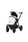 Cochecito 2 en 1 Kunert Brav BRE-12 White Eco con chasis negro o color champán