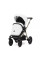 Cochecito 2 en 1 Kunert Brav BRE-12 White Eco con chasis negro o color champán