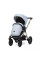 Cochecito 2 en 1 Kunert Brav BRE-14 Baby Blue Eco con chasis negro o color champán
