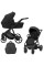 Cochecito 2 en 1 Kunert  Arrizo AR-01 Black con chasis negro o dorado