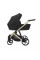 Cochecito 2 en 1 Kunert  Arrizo AR-01 Black con chasis negro o dorado
