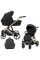 Cochecito 2 en 1 Kunert  Arrizo AR-01 Black con chasis negro o dorado