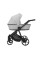 Cochecito 2 en 1 Kunert  Arrizo AR-03 Grey con chasis negro o dorado