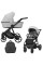 Cochecito 2 en 1 Kunert  Arrizo AR-03 Grey con chasis negro o dorado