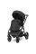 Cochecito 2 en 1 Kunert Arrizo ARE-11 Black Eco Leather con chasis negro o dorado