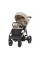 Cochecito 2 en 1 Kunert  Arrizo AR-06 Cream con chasis negro o dorado