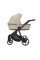 Cochecito 2 en 1 Kunert  Arrizo AR-06 Cream con chasis negro o dorado