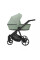 Cochecito 2 en 1 Kunert  Arrizo AR-05 Mint con chasis negro o dorado