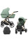Cochecito 2 en 1 Kunert  Arrizo AR-05 Mint con chasis negro o dorado