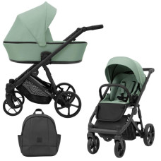 Cochecito 2 en 1 Kunert  Arrizo AR-05 Mint con chasis negro o dorado