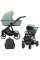 Cochecito 2 en 1 Kunert  Arrizo AR-05 Mint con chasis negro o dorado