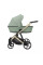Cochecito 2 en 1 Kunert  Arrizo AR-05 Mint con chasis negro o dorado