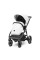 Cochecito 2 en 1 Kunert Arrizo ARE-12 White Eco Leather con chasis negro o dorado