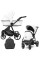 Cochecito 2 en 1 Kunert Arrizo ARE-12 White Eco Leather con chasis negro o dorado