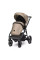 Cochecito 2 en 1 Kunert Arrizo ARE-13 Cappuccino Eco Leather con chasis negro o dorado