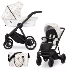 Cochecito 2 en 1 Kunert Ivento IVE-01 White Style con chasis negro o dorado