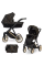 Cochecito 2 en 1 Kunert Ivento IVE-02 Black Style con chasis negro o dorado