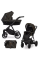 Cochecito 2 en 1 Kunert Ivento IVE-02 Black Style con chasis negro o dorado