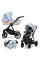 Cochecito 2 en 1 Kunert Ivento IVE-03 Pastel Grass con chasis negro o dorado