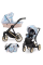 Cochecito 2 en 1 Kunert Ivento IVE-03 Pastel Grass con chasis negro o dorado