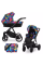 Коляска 2 в 1 Kunert Ivento IVE-05 Colors Impresion с черной или золотой рамой