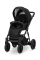 Коляска 2 в 1 Kunert Ivento IVE-12 Deep Black с черной или золотой рамой