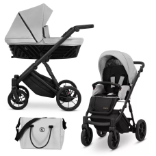 Cochecito 2 en 1 Kunert Ivento IVE-06 Dove Grey Eco con chasis negro o dorado