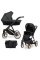 Коляска 2 в 1 Kunert Ivento IVE-07 Black Pearl Eco с черной или золотой рамой