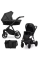 Коляска 2 в 1 Kunert Ivento IVE-07 Black Pearl Eco с черной или золотой рамой