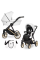 Коляска 2 в 1 Kunert Ivento IVE-08 White Pearl Eco с черной или золотой рамой